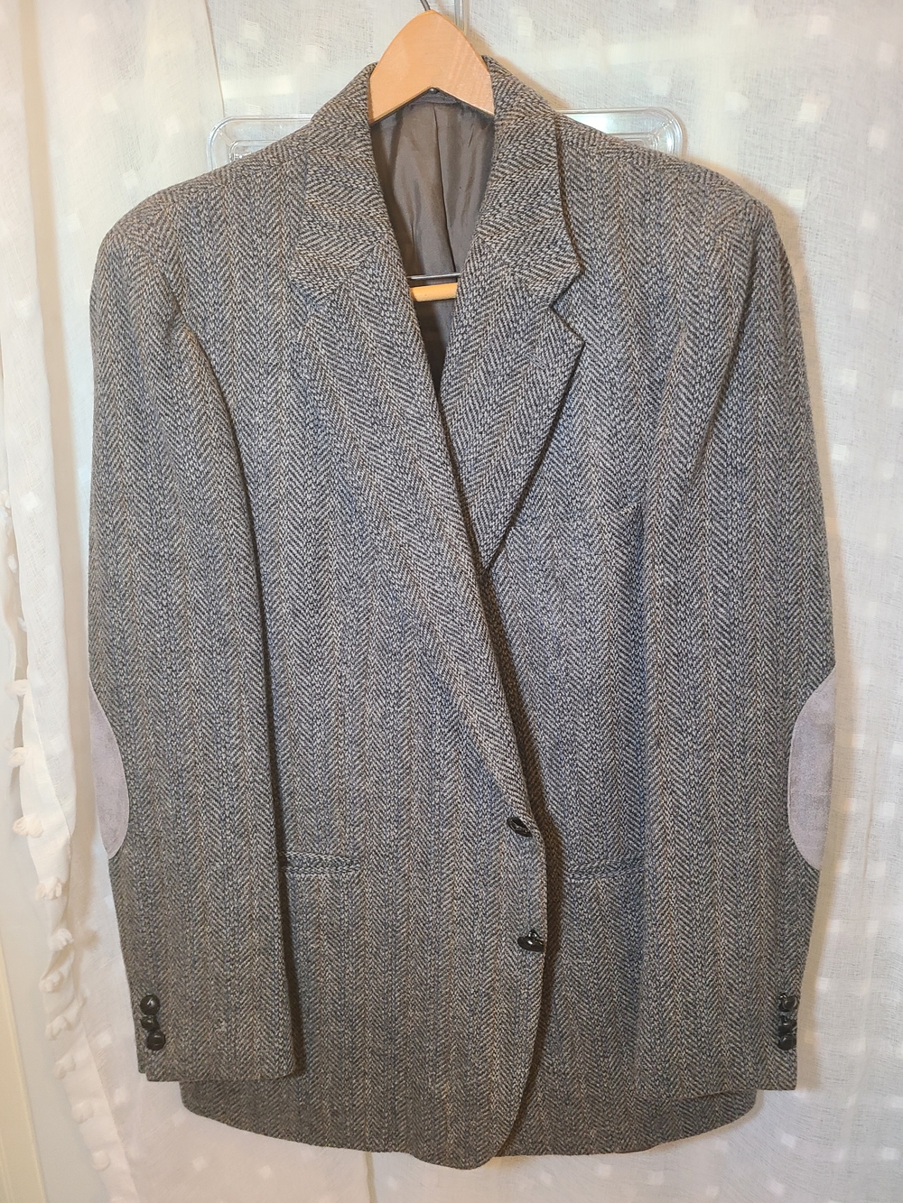Vintage Woodmere Herringbone Tweed Sports Coat 44L